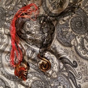 Handblown Glass Sparkly Pendants